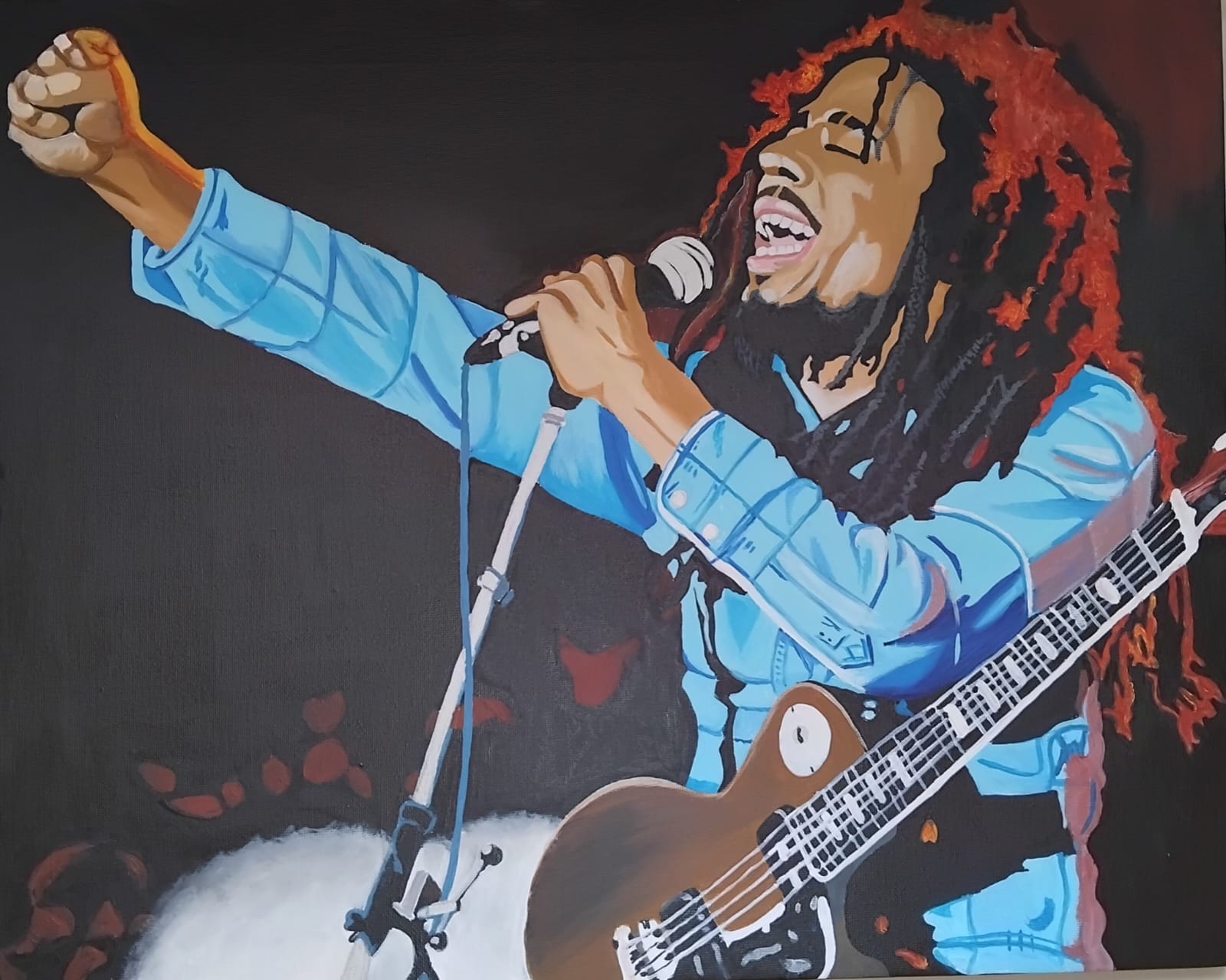 Bob Marley Painting