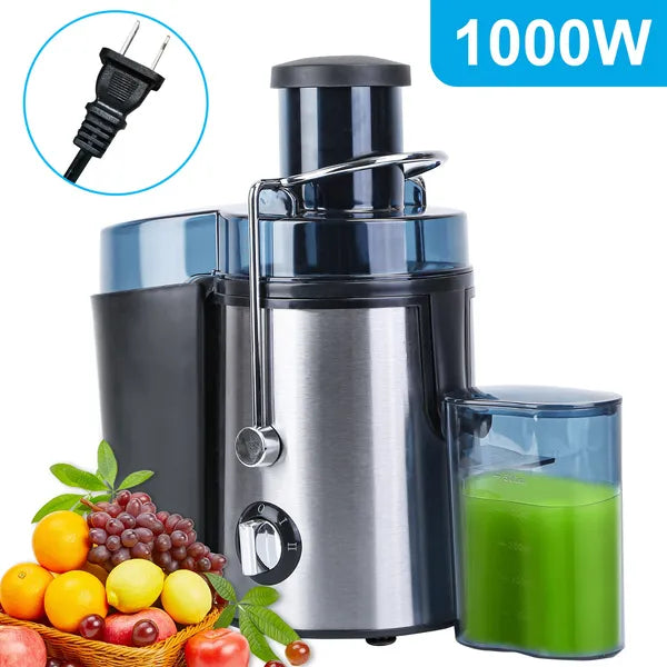 1000W Centrifugal Juicer - 3-Speed Juice Extractor with Wide Feed Chute