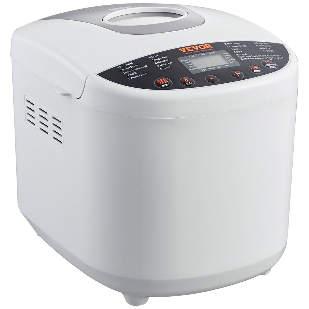 19-in-1 Bread Maker - 2LB, Gluten-Free, Nonstick Ceramic Pan