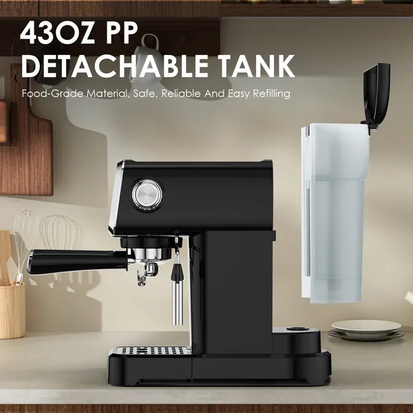 20 BAR Espresso Machine with Milk Frother & Cup Warmer