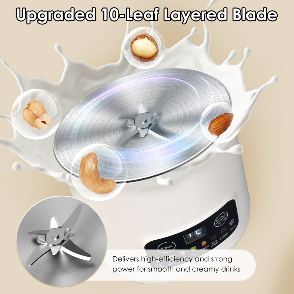 27 oz Nut Milk Maker - 8-in-1, 12-Hour Delay, Self-Cleaning