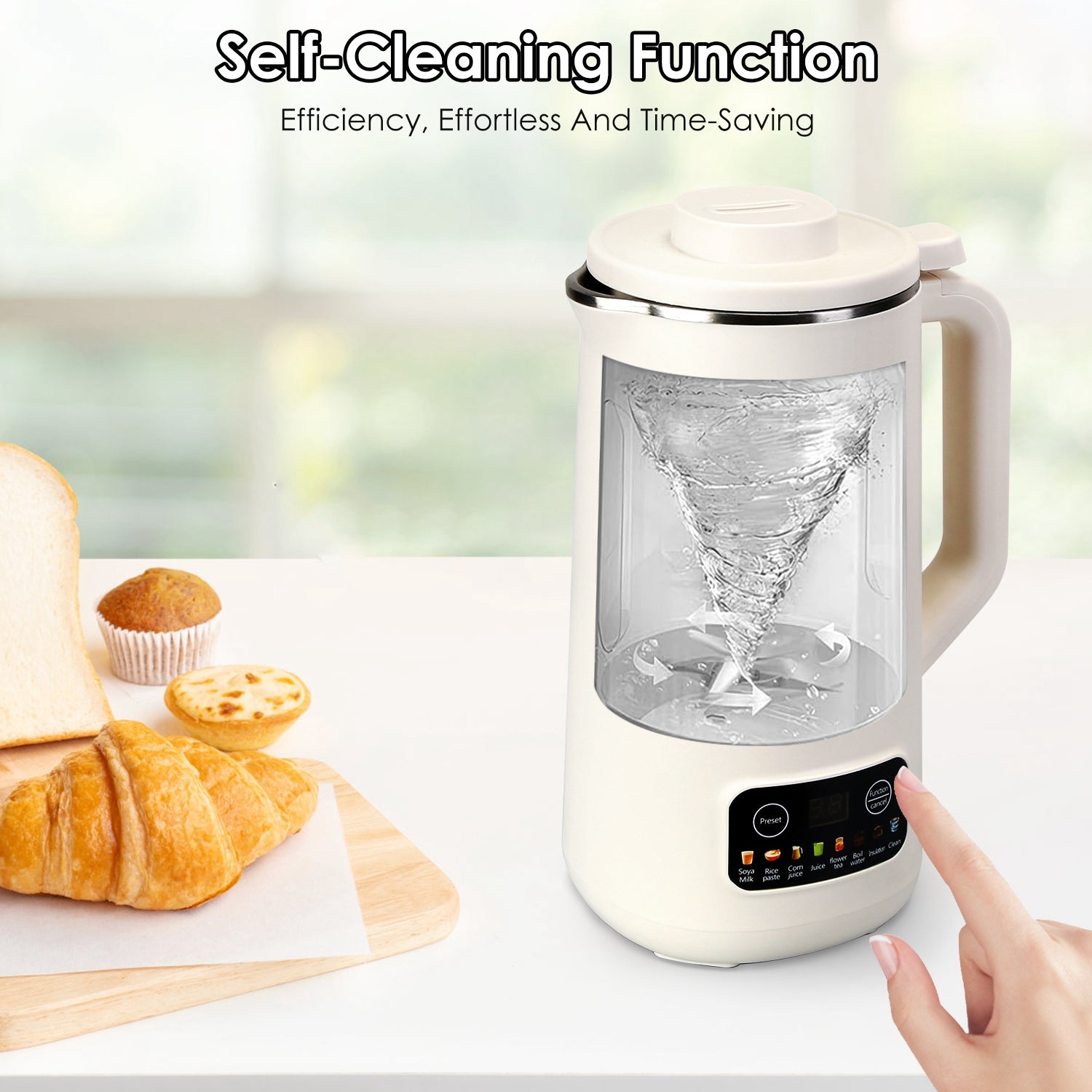 27 oz Nut Milk Maker - 8-in-1, 12-Hour Delay, Self-Cleaning