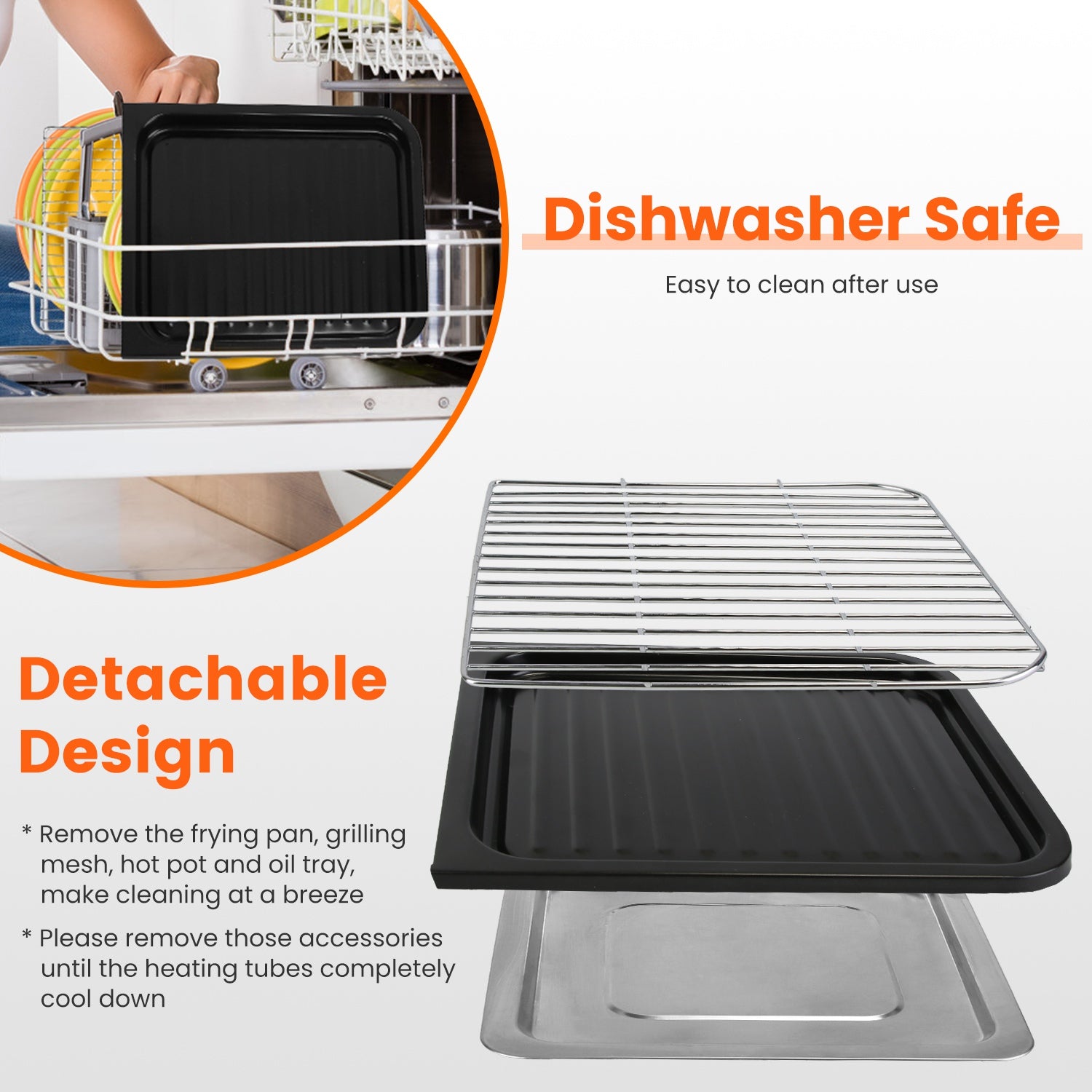 3-in-1 Electric Hot Pot & Grill - 1600W Korean BBQ Combo