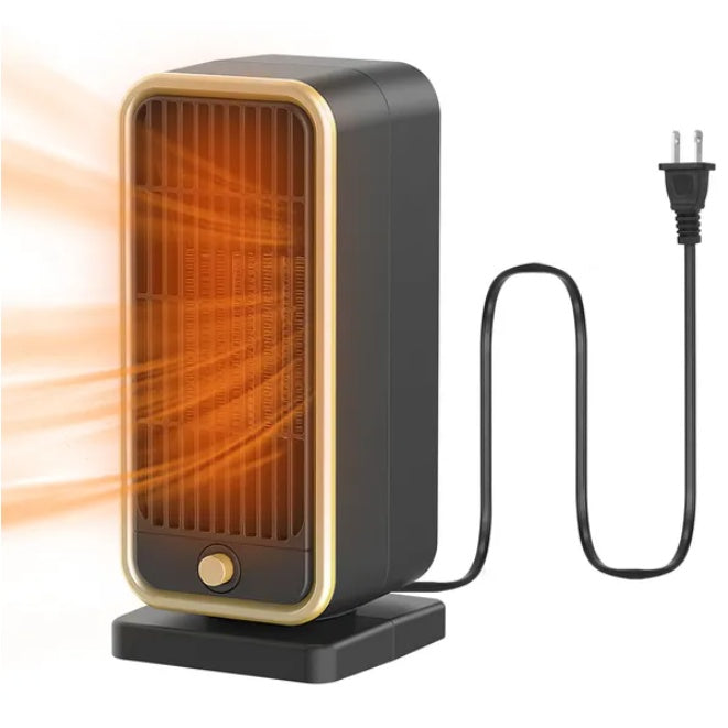 500W Portable Electric Space Heater - Compact & Quiet