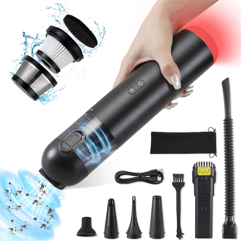 Car Vacuum Cleaner - 10kPa Suction, Blow & Charge Functions
