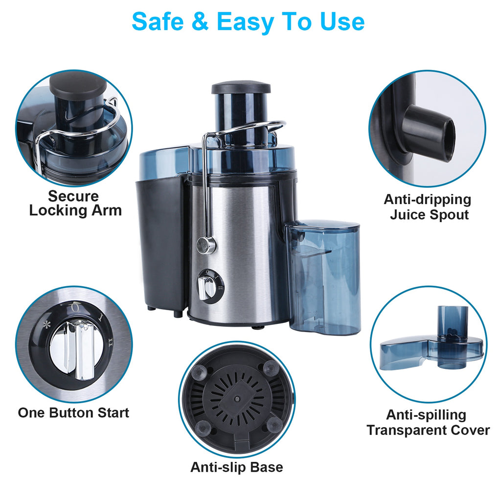 Centrifugal Juicer - 2 Speeds, Wide Feed Chute, 54oz Pulp Cup
