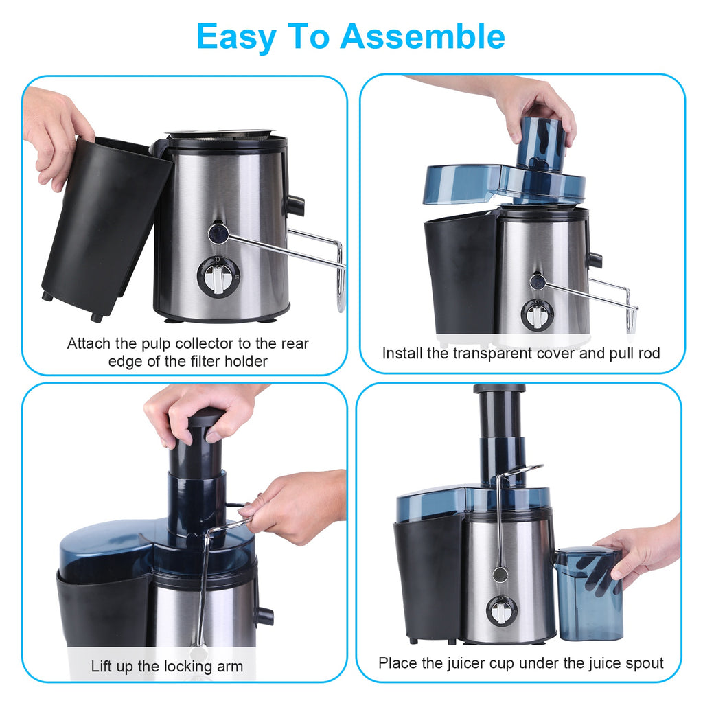 Centrifugal Juicer - 2 Speeds, Wide Feed Chute, 54oz Pulp Cup