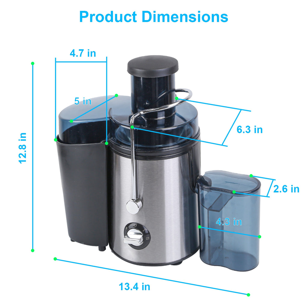 Centrifugal Juicer - 2 Speeds, Wide Feed Chute, 54oz Pulp Cup