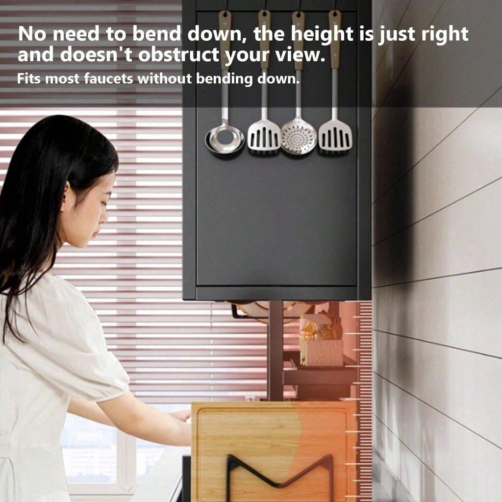 Double Tier Dish Draining Rack - Kitchen Sink Organizer