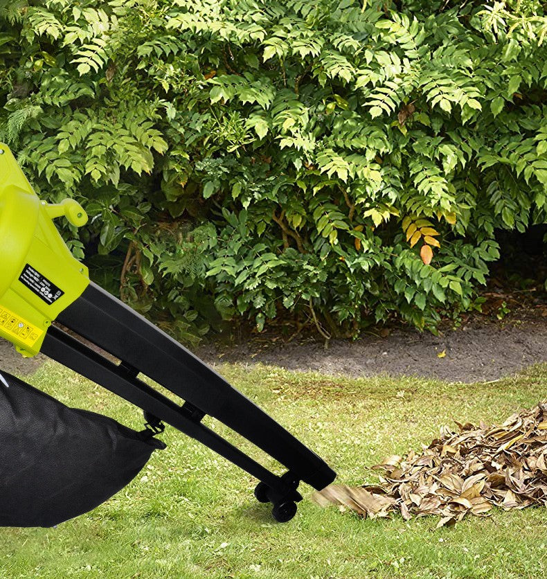 Electric Leaf Blower & Vacuum - Leaf Shredder Mulcher