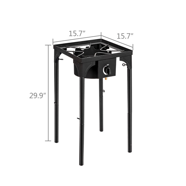 Outdoor Propane Burner - 75,000 BTU Cast Iron Single Burner