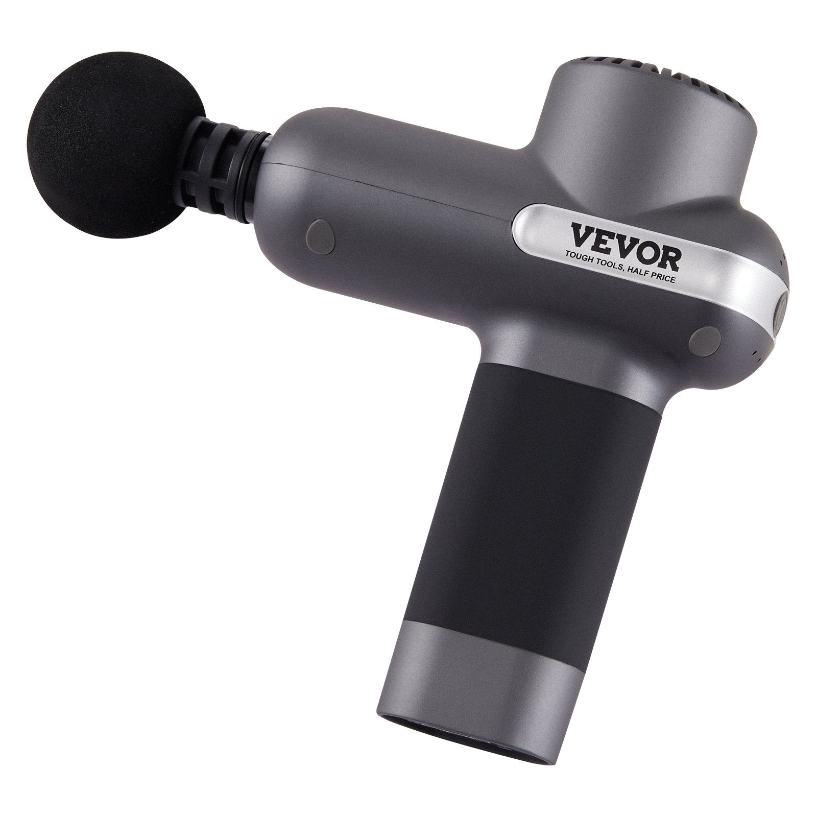 Percussion Massage Gun - 5 Speeds, 6 Heads, Deep Tissue Relief