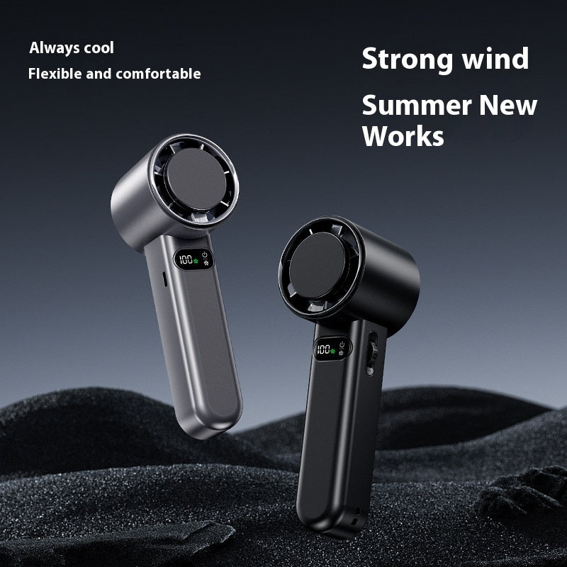 Portable Handheld Fan - Rechargeable Brushless Motor