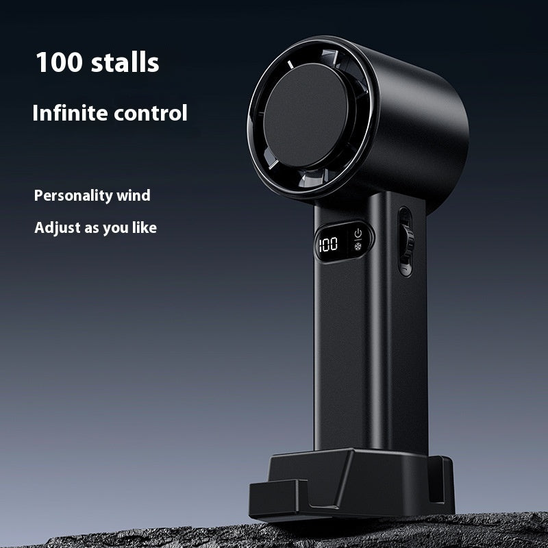 Portable Handheld Fan - Rechargeable Brushless Motor