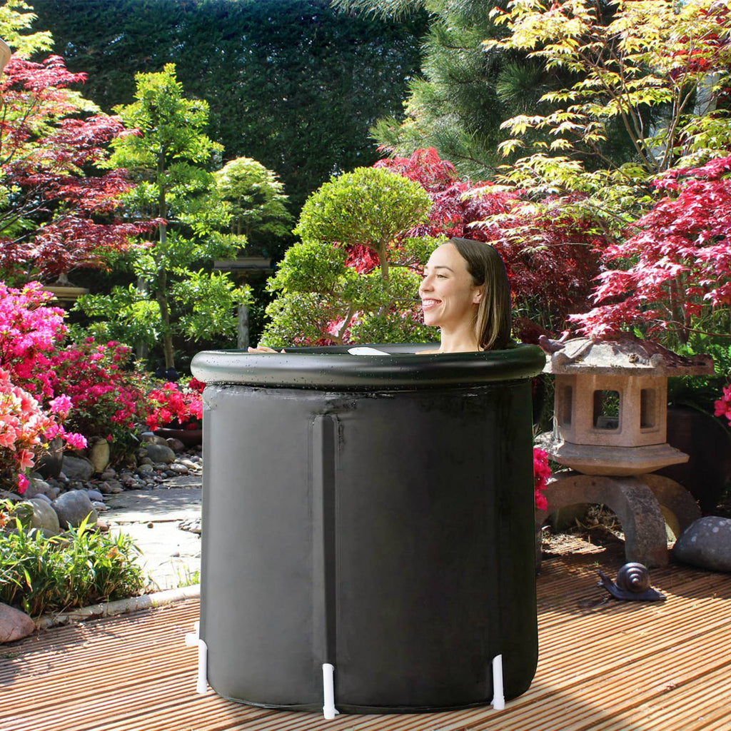 Portable Ice Bath Tub - 97 Gallon Cold Plunge with Cover