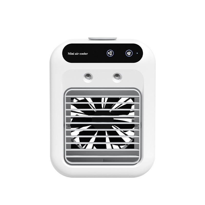 Portable USB Air Cooler Fan with Mist - Personal Space Cooler