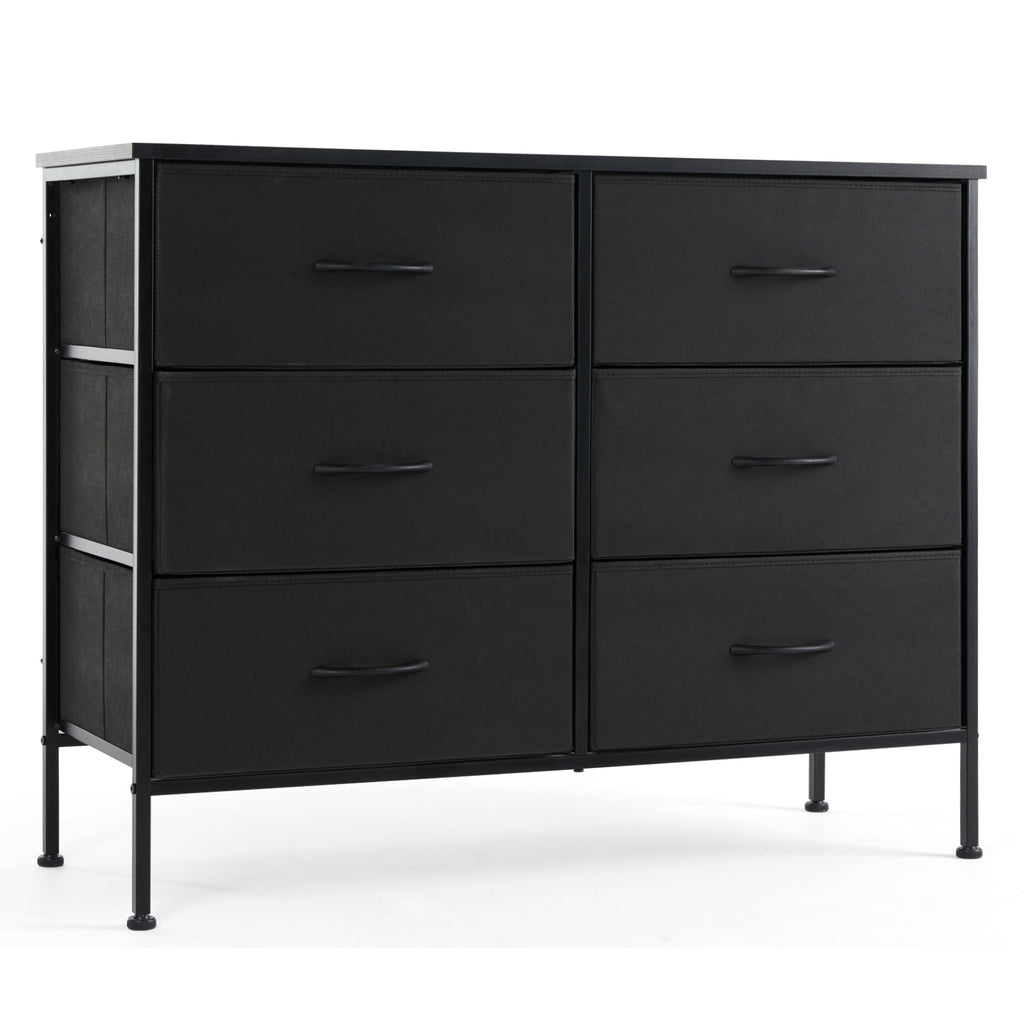Tall Fabric Dresser with Drawers - Freestanding Storage Tower