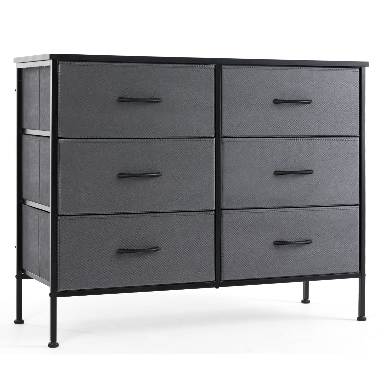 Tall Fabric Dresser with Drawers - Freestanding Storage Tower