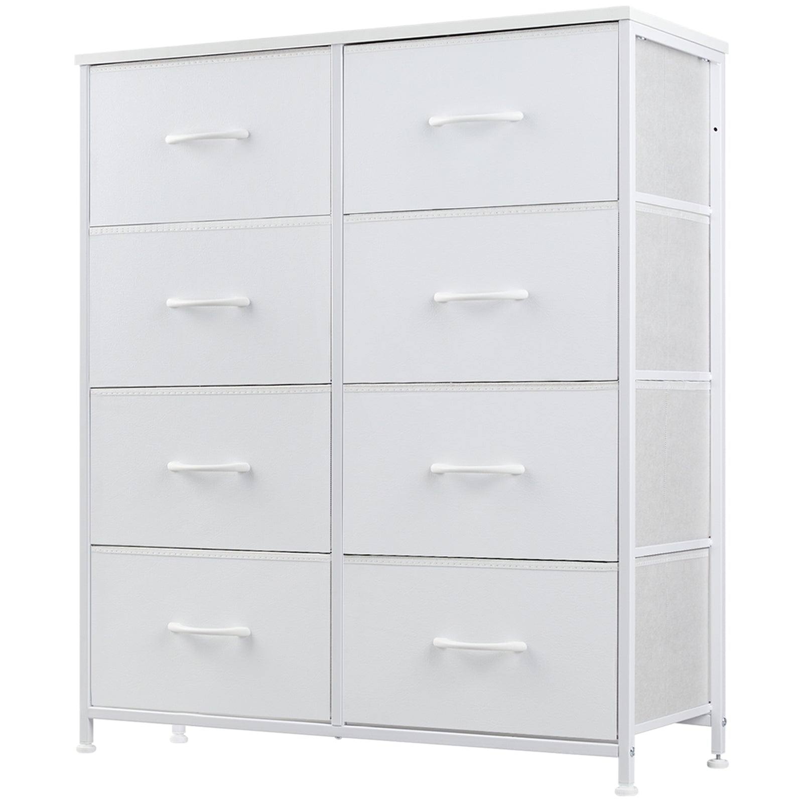 Tall Fabric Dresser with Drawers - Freestanding Storage Tower