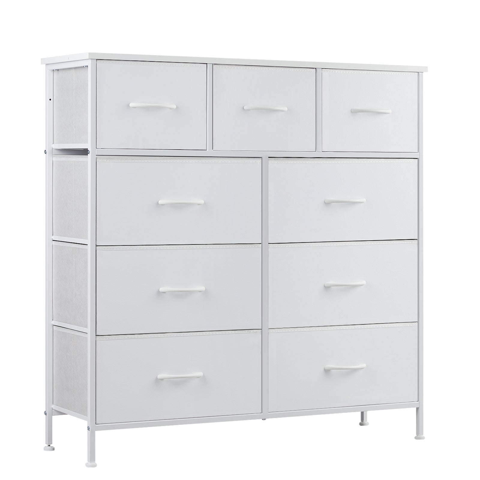 Tall Fabric Dresser with Drawers - Freestanding Storage Tower